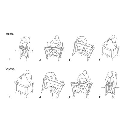PETITE&MARS - Reisebett NYJA Urban Jungle Sand
