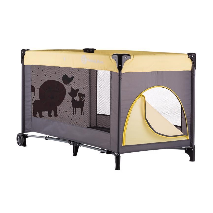 PETITE&MARS - Reisekinderbett KOOT-LION gelb