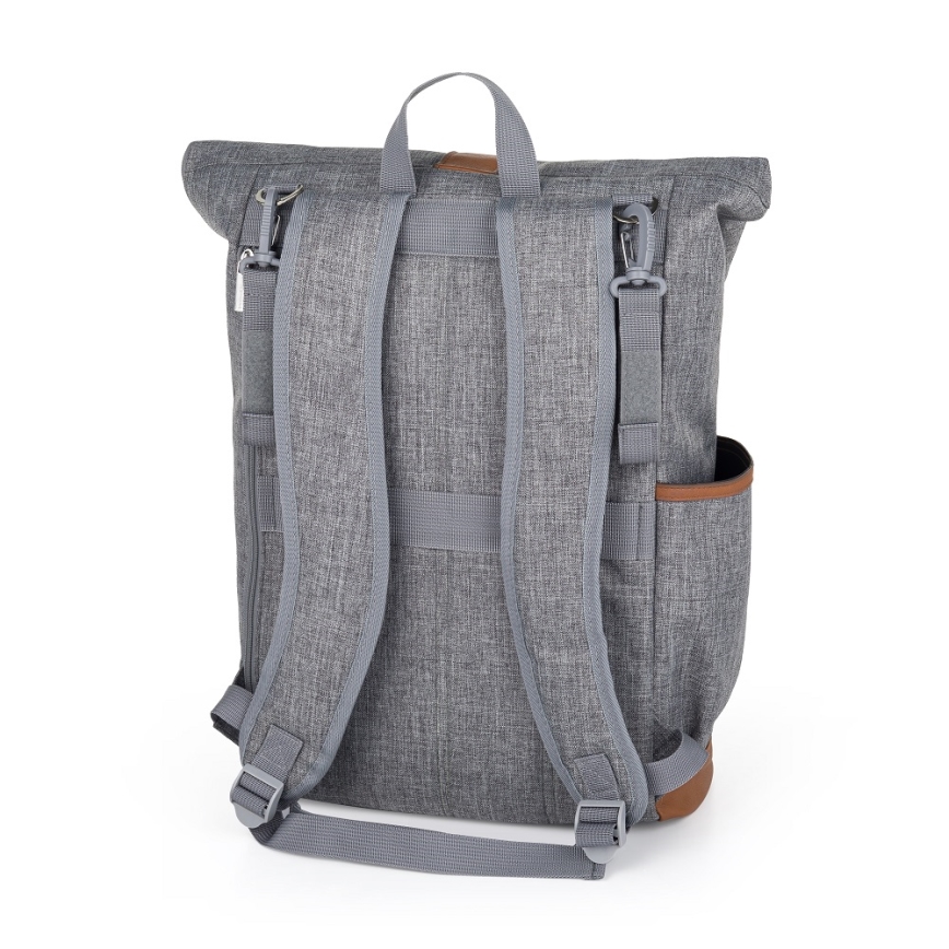 PETITE&MARS - Sac à dos à langer pour poussette JACKOB gris