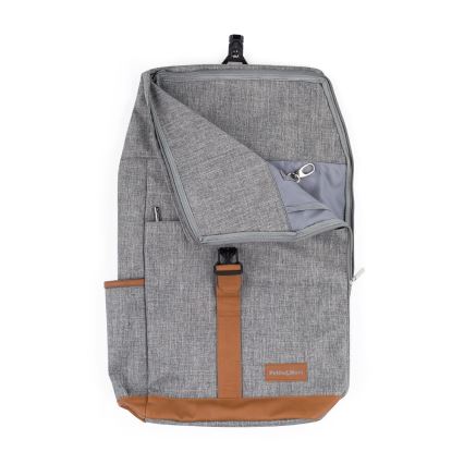 PETITE&MARS - Sac à dos à langer pour poussette JACKOB gris