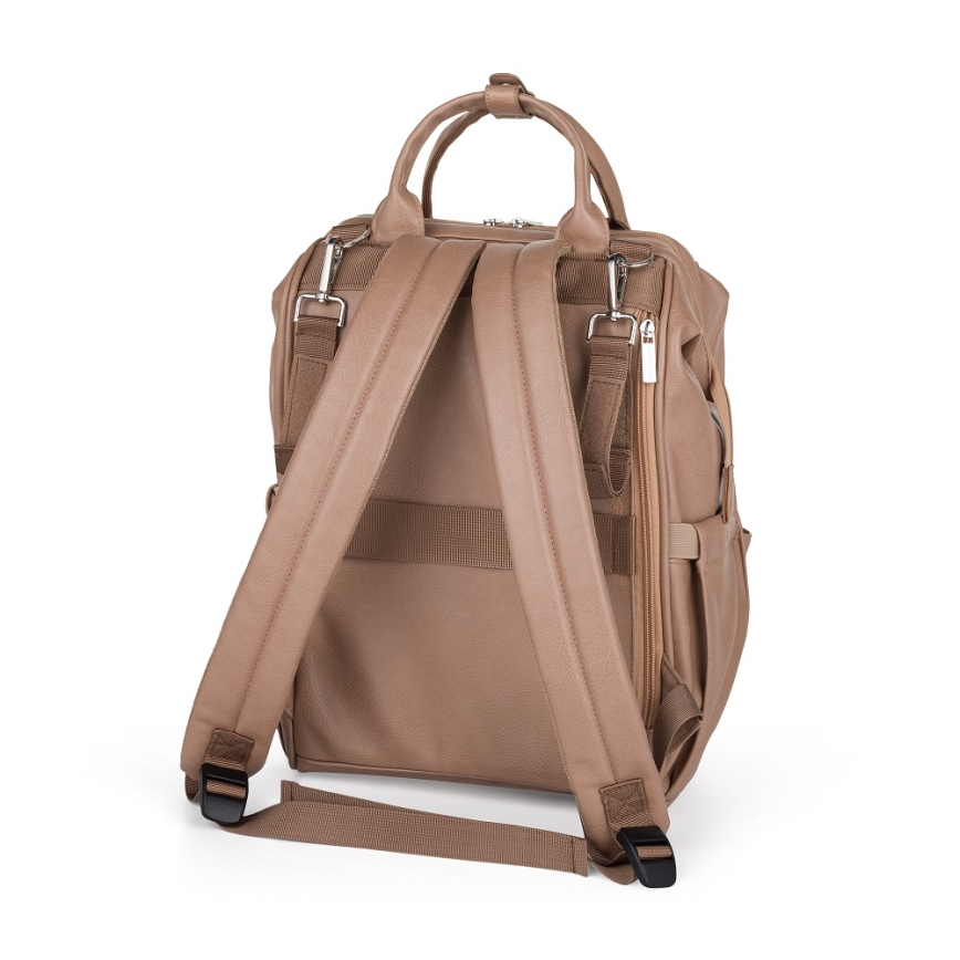 PETITE&MARS - Sac à dos à langer pour poussette JASPER marron