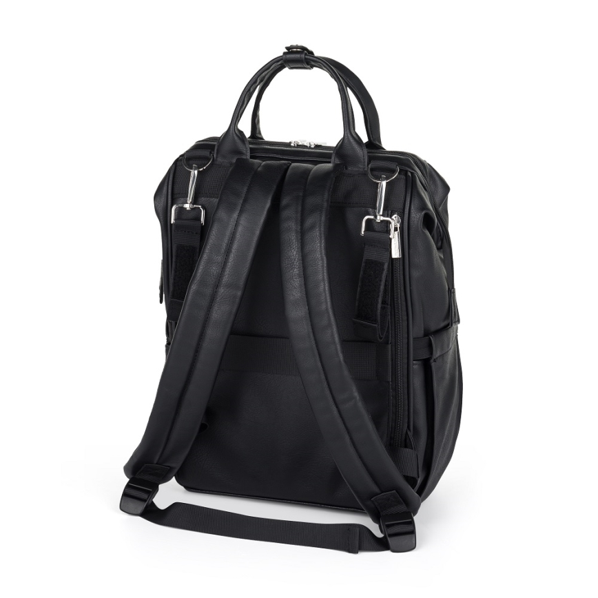 PETITE&MARS - Sac à dos à langer pour poussette JASPER noir