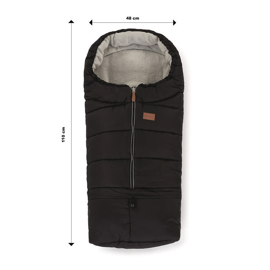 PETITE&MARS - Sacco coprigambe 3in1 JIBOT nero