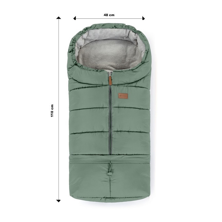 PETITE&MARS - Sacco coprigambe 3in1 JIBOT verde
