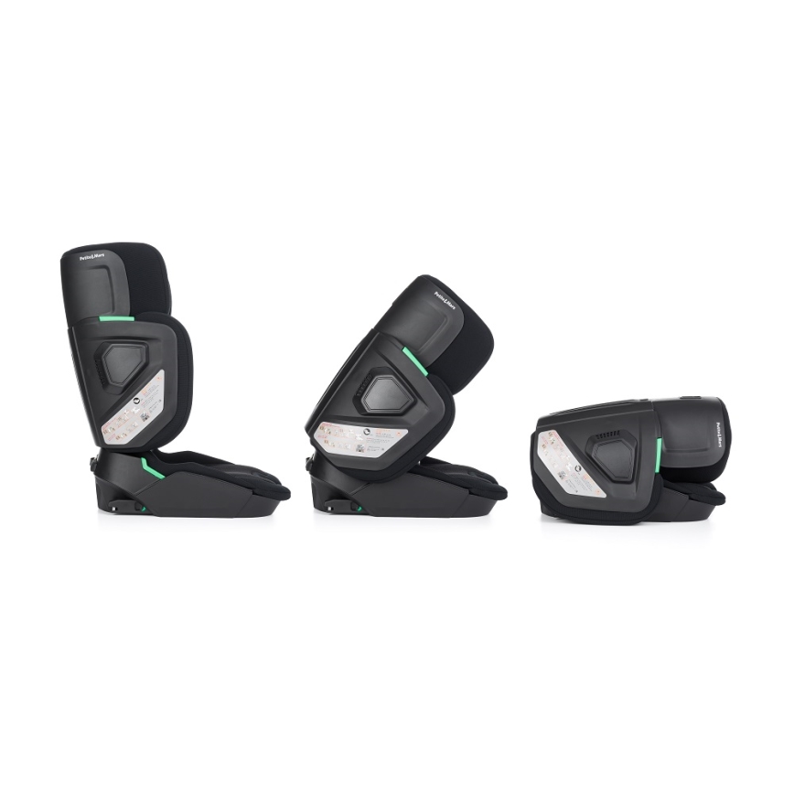 PETITE&MARS - Seggiolino auto FLEX PRO i-Dimensioni 100-150 cm (15-36 kg) nero