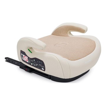 PETITE&MARS - Seggiolino auto OPTIMUS PRO i-Dimensioni 125-150 cm (22-36 kg) beige