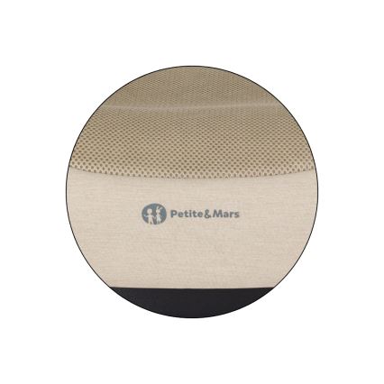 PETITE&MARS - Alzatina per auto OPTIMUS PRO i-Size Air 125-150 cm (22-36 kg) beige