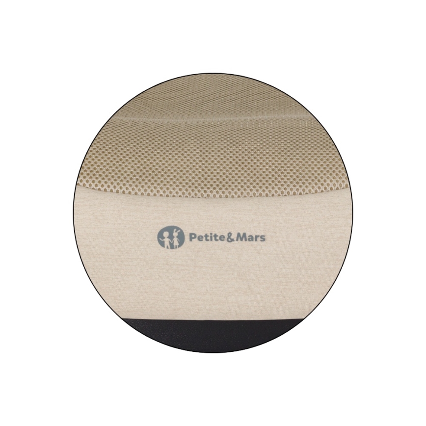 PETITE&MARS - Alzatina per auto OPTIMUS PRO i-Size Air 125-150 cm (22-36 kg) beige