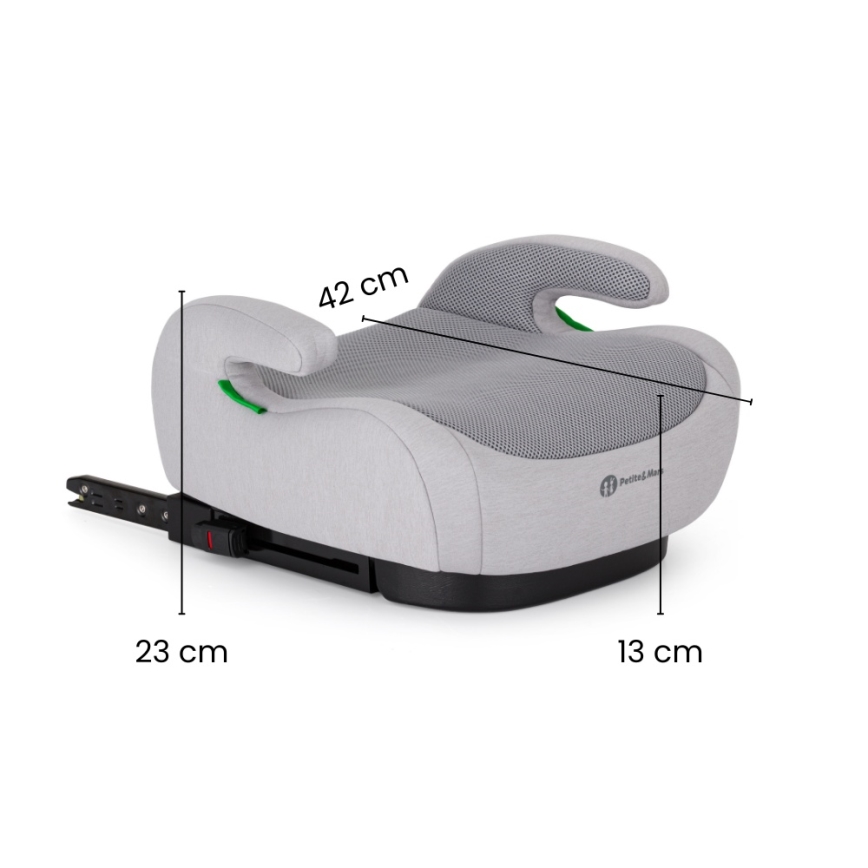 PETITE&MARS - Alzatina per auto OPTIMUS PRO i-Size Air 125-150 cm (22-36 kg) beige