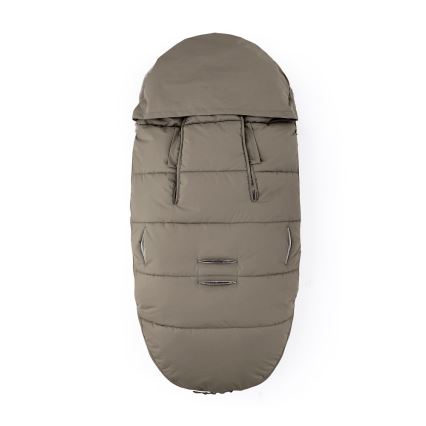 PETITE&MARS - SET Baby-Fußsack 4-in-1 COMFY + Handmuff für Kinderwagen FURRY Mocha Mousse