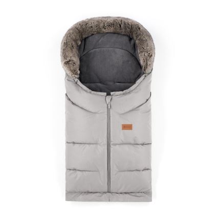 PETITE&MARS-SET Coprigambe per bambini 4in1 ARCTIC + stroller mano muffs FURRY Champagne Shower