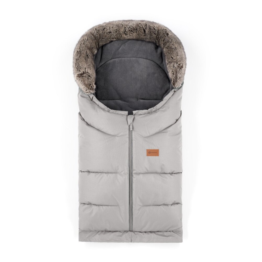 PETITE&MARS-SET Coprigambe per bambini 4in1 ARCTIC + stroller mano muffs FURRY Champagne Shower