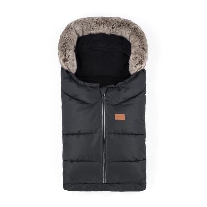 PETITE&MARS - SET Coprigambe per bambini 4in1 ARCTIC + stroller mano muffs FURRY Forever Black