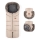 PETITE&MARS - SET Coprigambe per bambini 4in1 ARCTIC + stroller mano muffs FURRY Rosa Petal