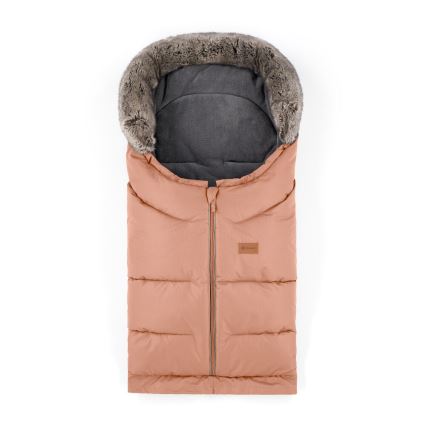 PETITE&MARS - SET Coprigambe per bambini 4in1 ARCTIC + stroller mano muffs FURRY Pastel Peach
