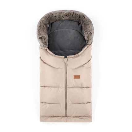 PETITE&MARS - SET Coprigambe per bambini 4in1 ARCTIC + stroller mano muffs FURRY Rosa Petal
