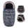 PETITE&MARS - SET Coprigambe per bambini 4in1 COMFY Stylish Beauty + stroller mano muffs FURRY Forever Black