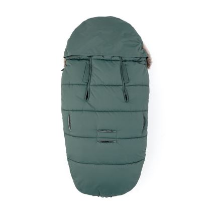 PETITE&MARS - SET Kinderfußsack 4-in-1 COMFY + Handmuffs für Kinderwagen FURRY Khaki