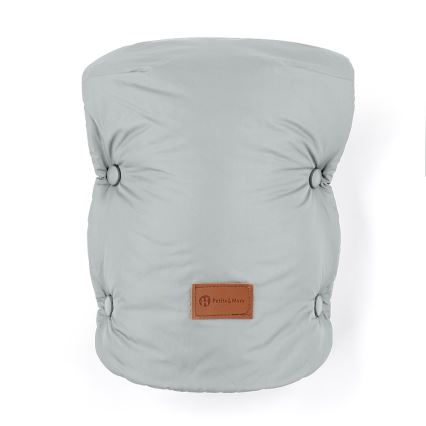 PETITE&MARS - SET Sacco nanna 3 in 1 JIBOT + muffole per passeggino JASIE grigio chiaro