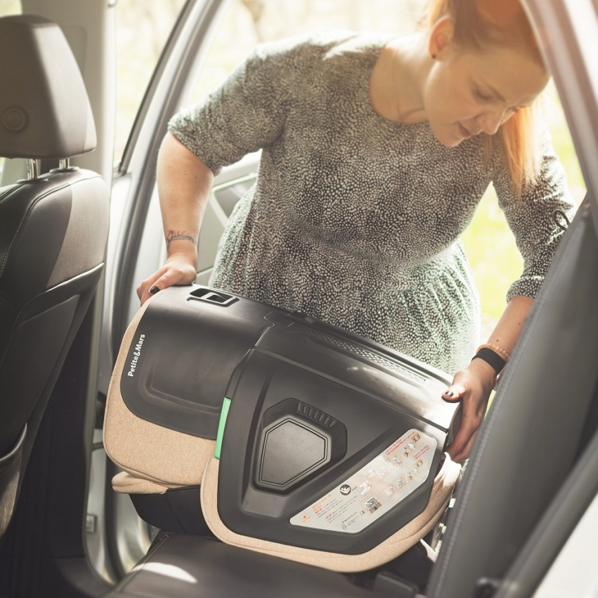 PETITE&MARS - Siège auto FLEX PRO i-Taille 100-150 cm (15-36 kg) beige