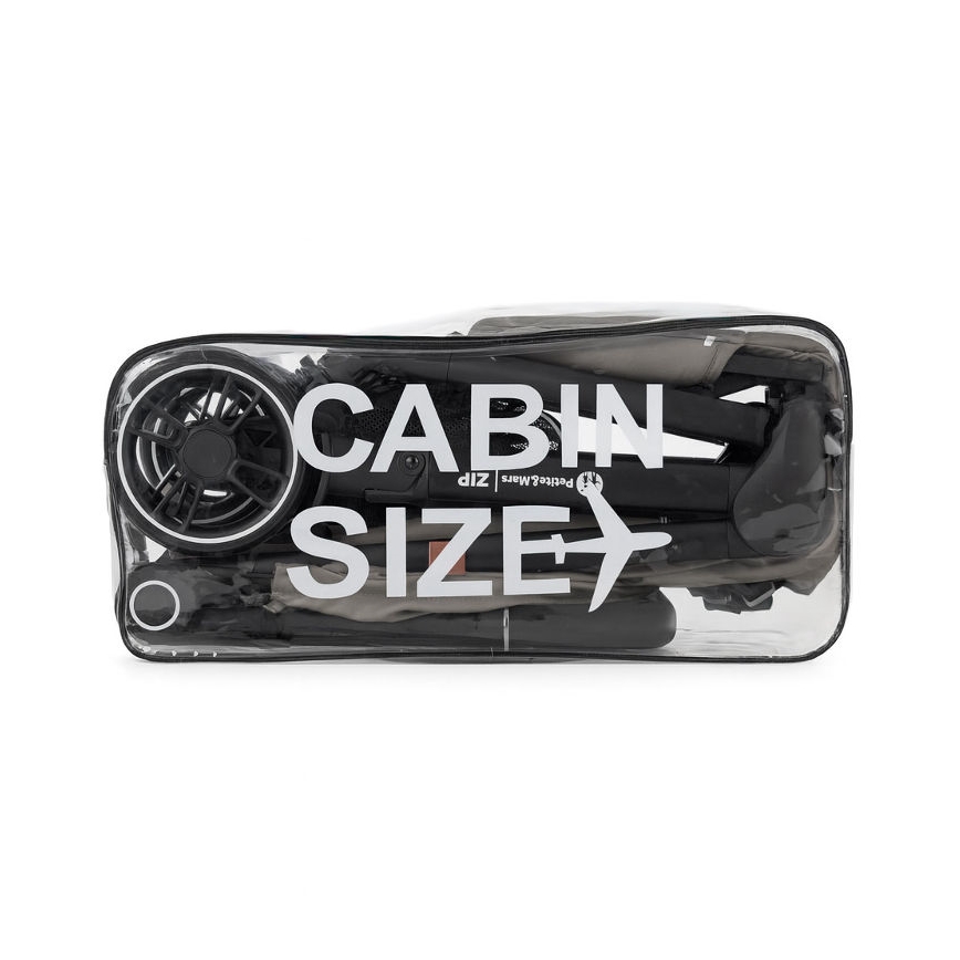 PETITE&MARS - Sport-Kinderwagen ZIP Smoky Anthracite