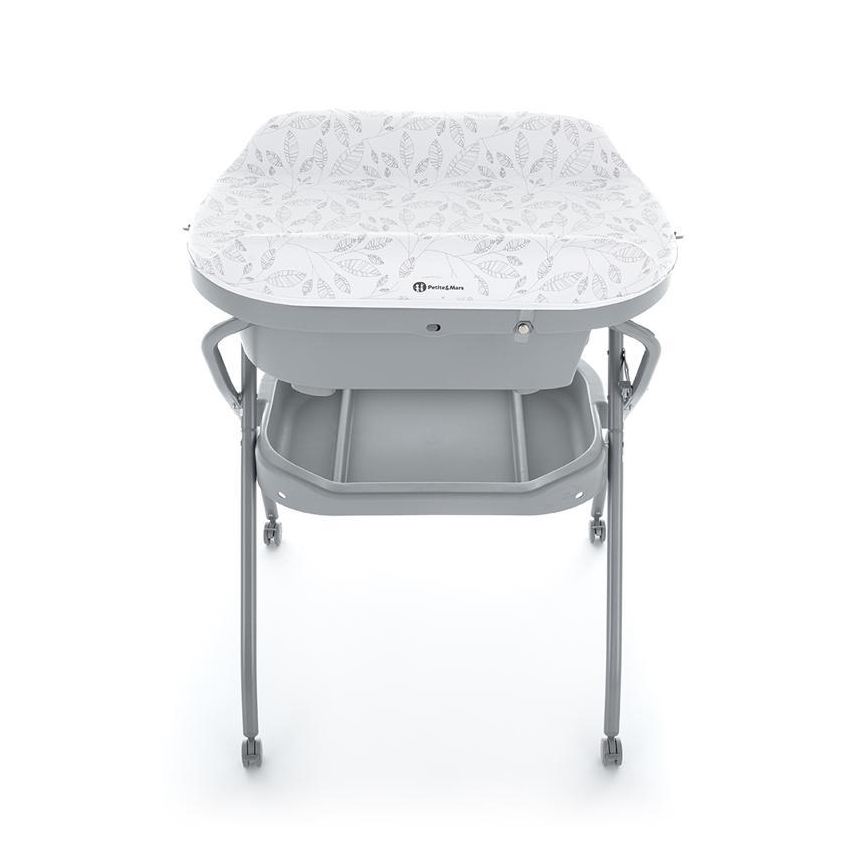 PETITE&MARS - Table à langer avec baignoire SPA 3en1 gris