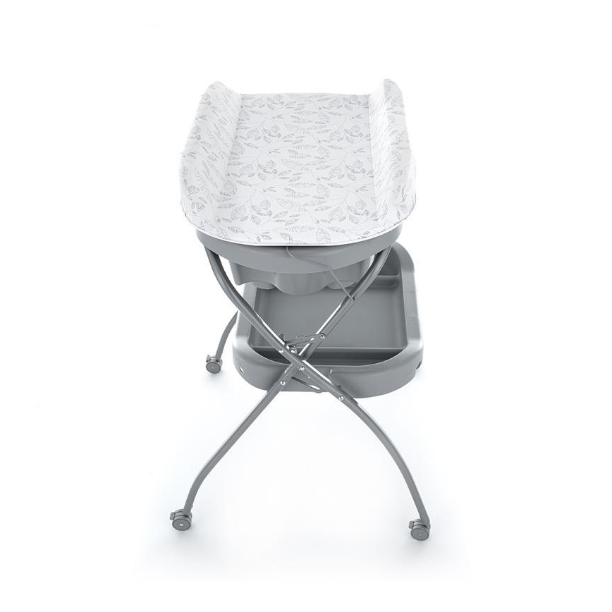 PETITE&MARS - Table à langer avec baignoire SPA 3en1 gris