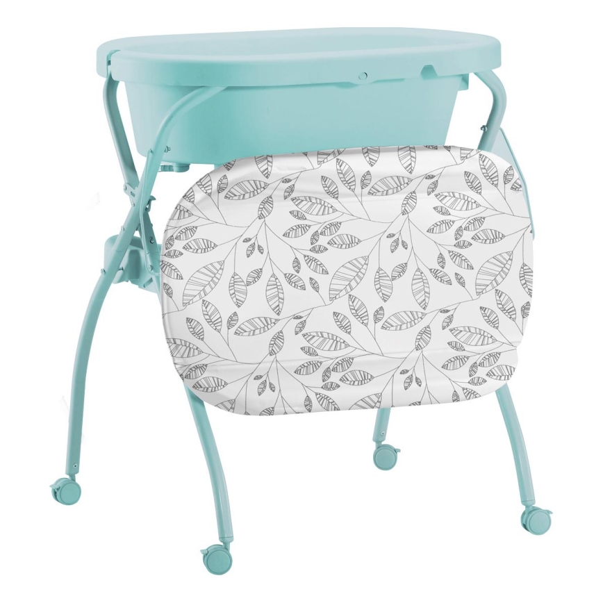 PETITE&MARS - Table à langer avec baignoire SPA 3en1 menthe