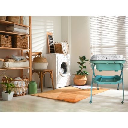 PETITE&MARS - Table à langer avec baignoire SPA 3en1 menthe