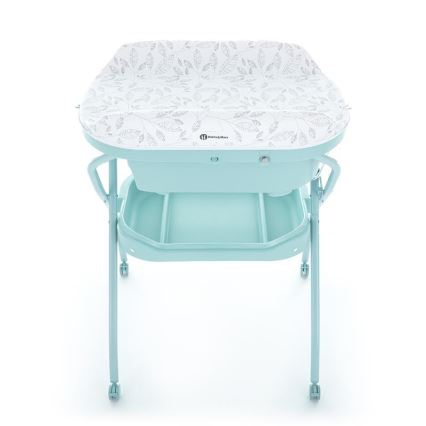 PETITE&MARS - Table à langer avec baignoire SPA 3en1 menthe