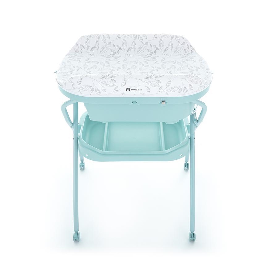 PETITE&MARS - Table à langer avec baignoire SPA 3en1 menthe