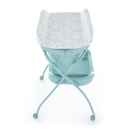 PETITE&MARS - Table à langer avec baignoire SPA 3en1 menthe
