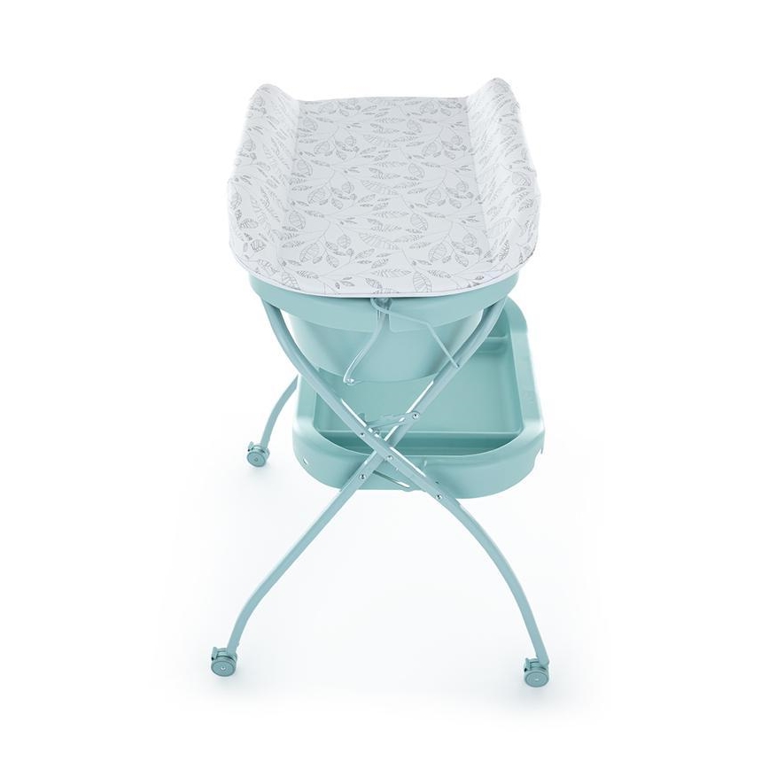 PETITE&MARS - Table à langer avec baignoire SPA 3en1 menthe