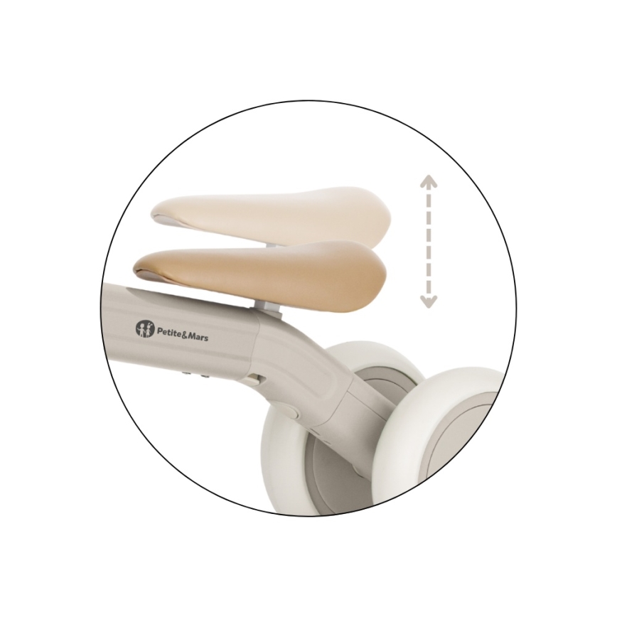 PETITE&MARS - Triciclo 3 in 1 per bambini BINGO Avorio Bianco