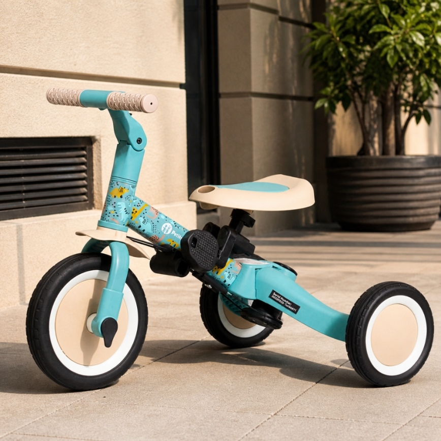 PETITE&MARS - Triciclo 5 in 1 per bambini TURBO LIMITED Dino Park