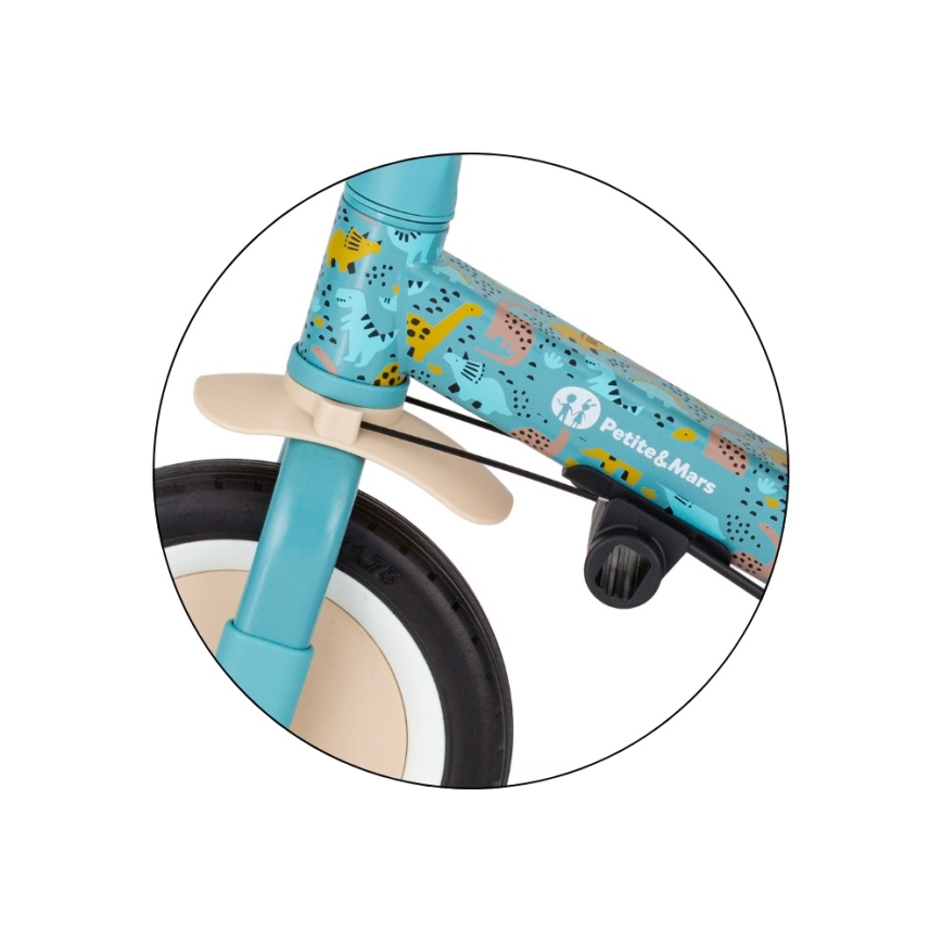 PETITE&MARS - Triciclo 5 in 1 per bambini TURBO LIMITED Dino Park