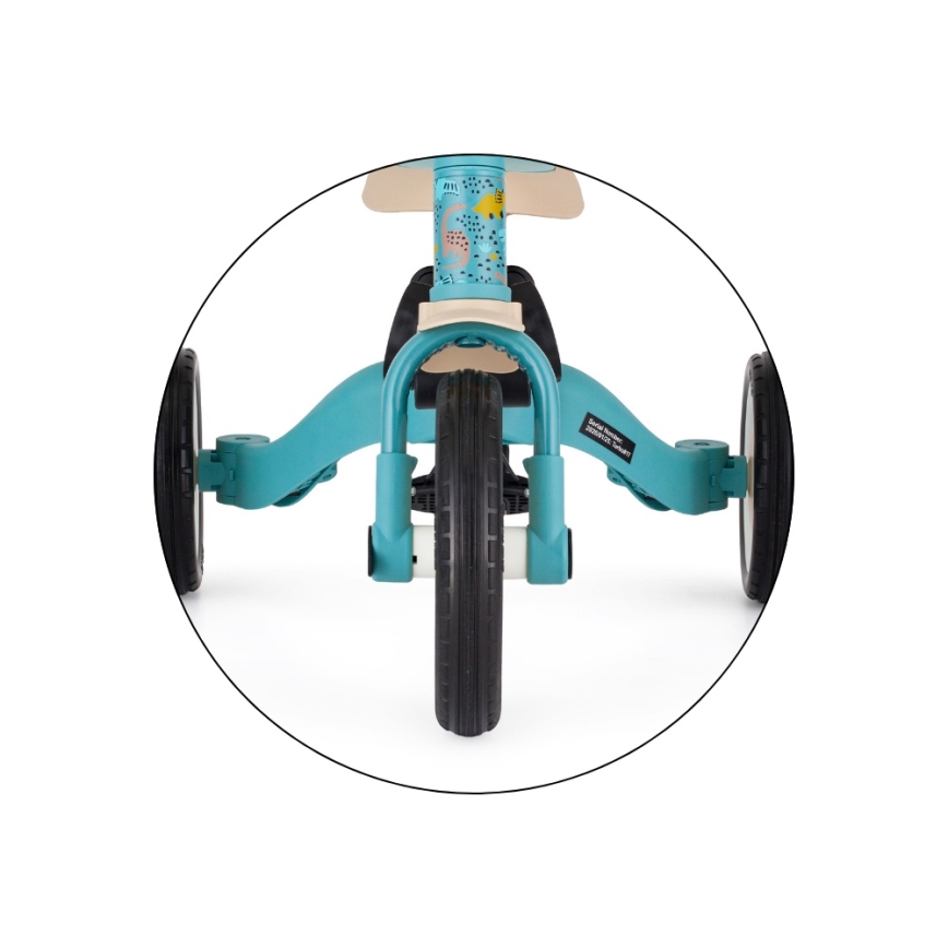 PETITE&MARS - Triciclo 5 in 1 per bambini TURBO LIMITED Dino Park
