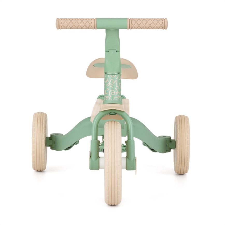 PETITE&MARS - Triciclo 5 in 1 per bambini TURBO LIMITED Verde Twist