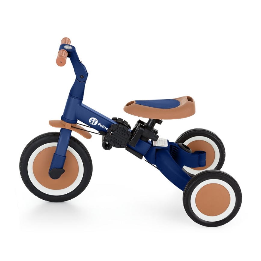 PETITE&MARS - Triciclo per bambini 5in1 TURBO Enigmatic Blue