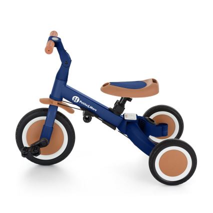 PETITE&MARS - Triciclo per bambini 5in1 TURBO Enigmatic Blue