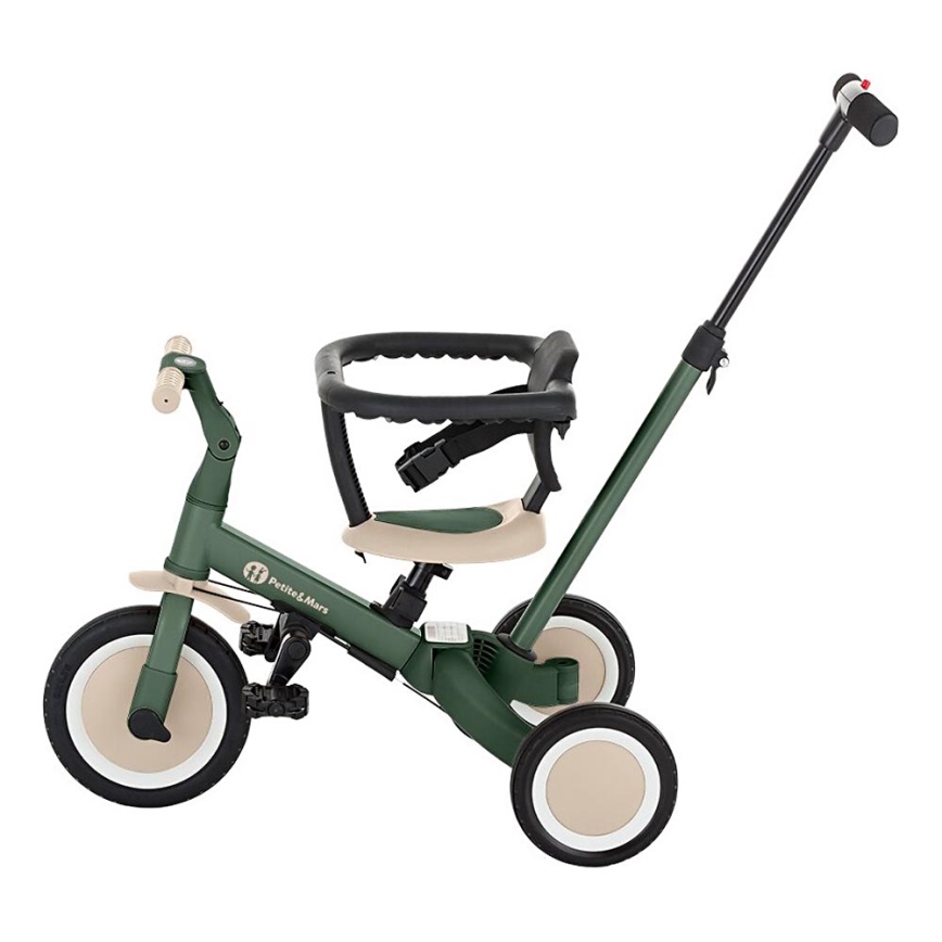 PETITE&MARS - Triciclo per bambini 5in1 TURBO Misty Green