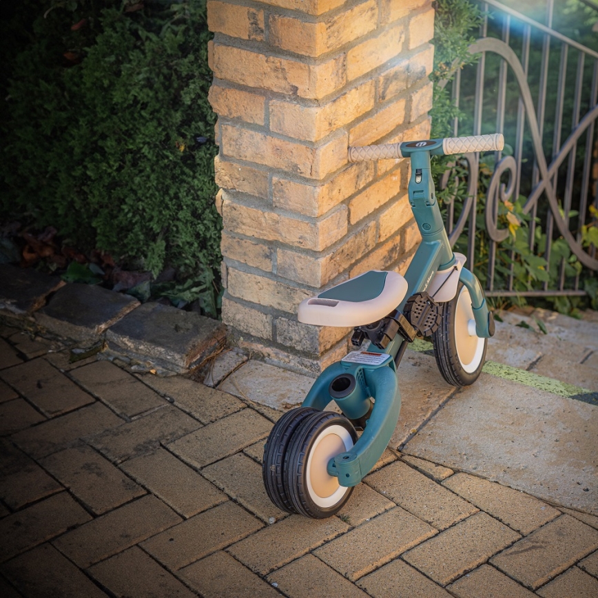 PETITE&MARS - Triciclo per bambini 5in1 TURBO Misty Green