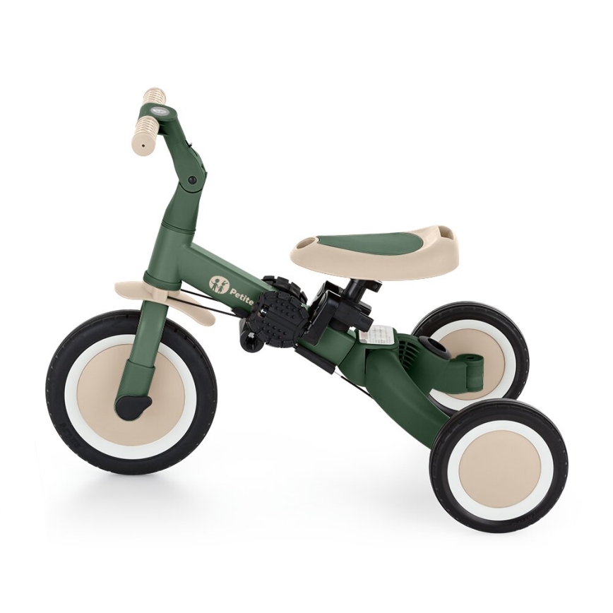 PETITE&MARS - Triciclo per bambini 5in1 TURBO Misty Green
