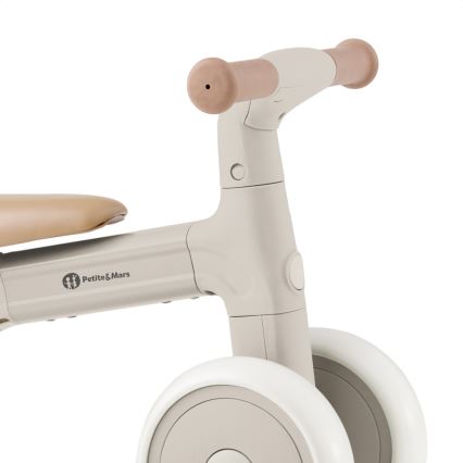 PETITE&MARS - Tricycle 3 en 1 BINGO pour enfants, blanc ivoire