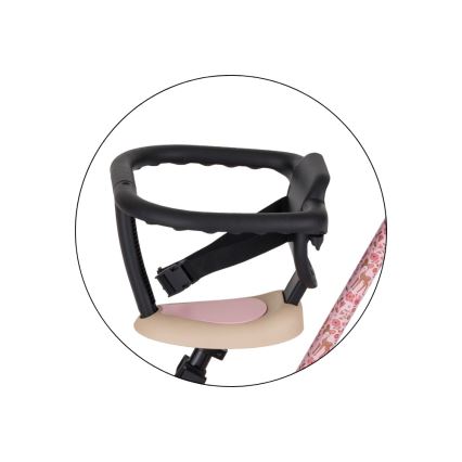PETITE&MARS - Tricycle 5 en 1 pour enfants TURBO LIMITED Rosy Wilderness
