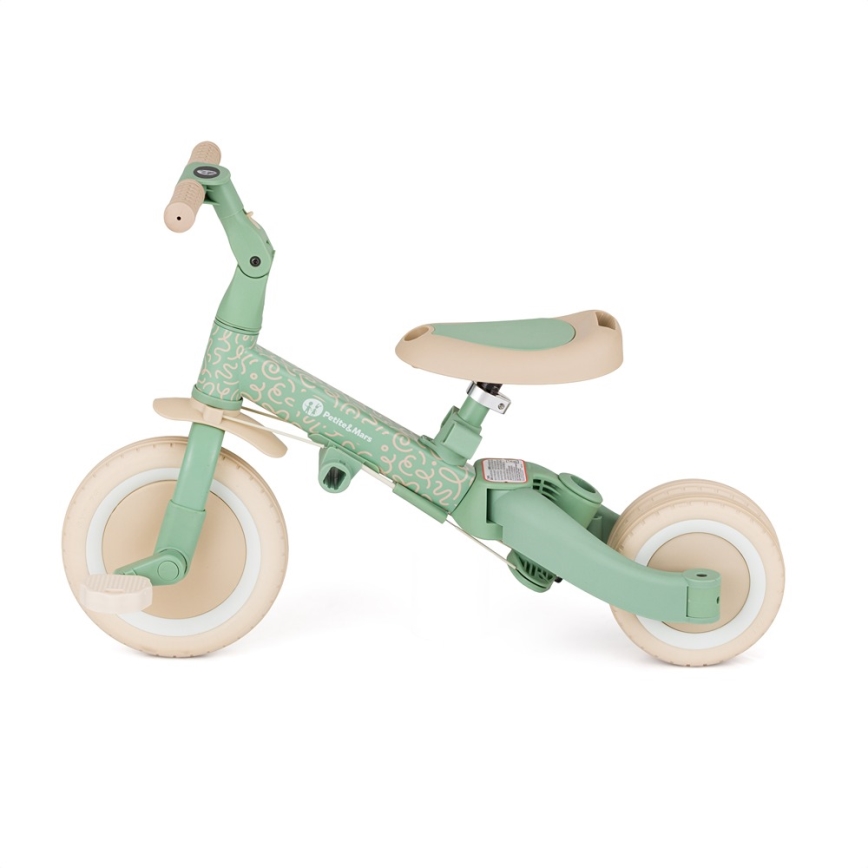 PETITE&MARS - Tricycle 5 en 1 TURBO LIMITED Green Twist