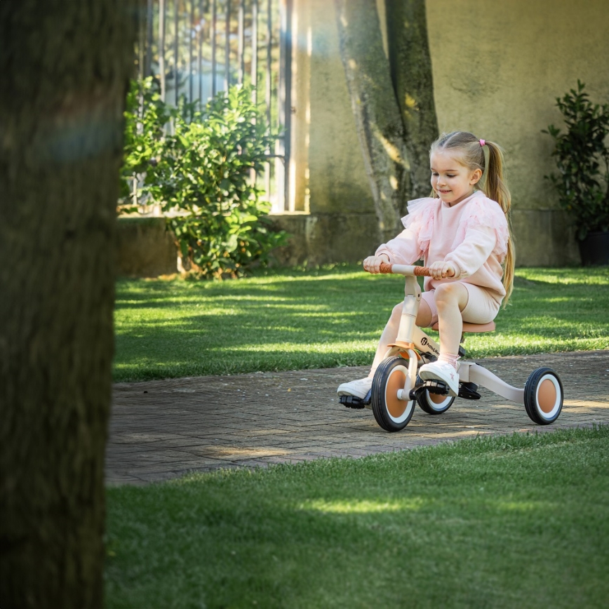 PETITE&MARS - Tricycle enfant 5en1 TURBO Desert Sand