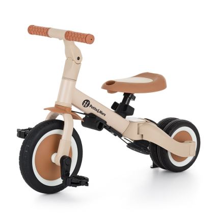 PETITE&MARS - Tricycle enfant 5en1 TURBO Desert Sand