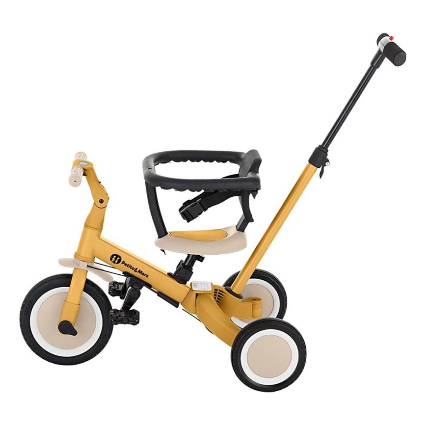 PETITE&MARS - Tricycle enfant 5en1 TURBO Intense Ochre