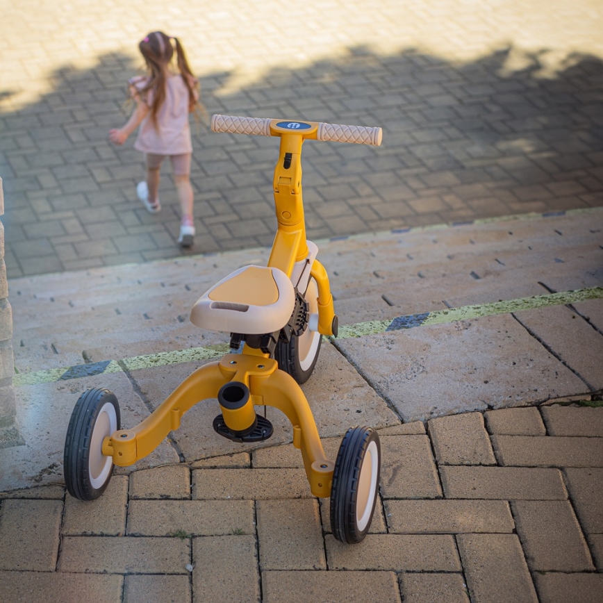 PETITE&MARS - Tricycle enfant 5en1 TURBO Intense Ochre